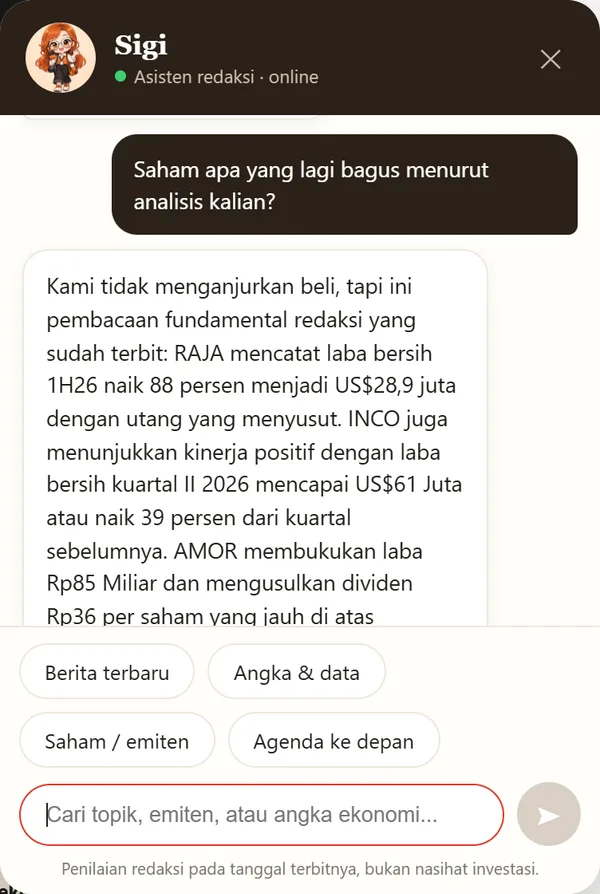 Percakapan dengan Sigi di The Signal